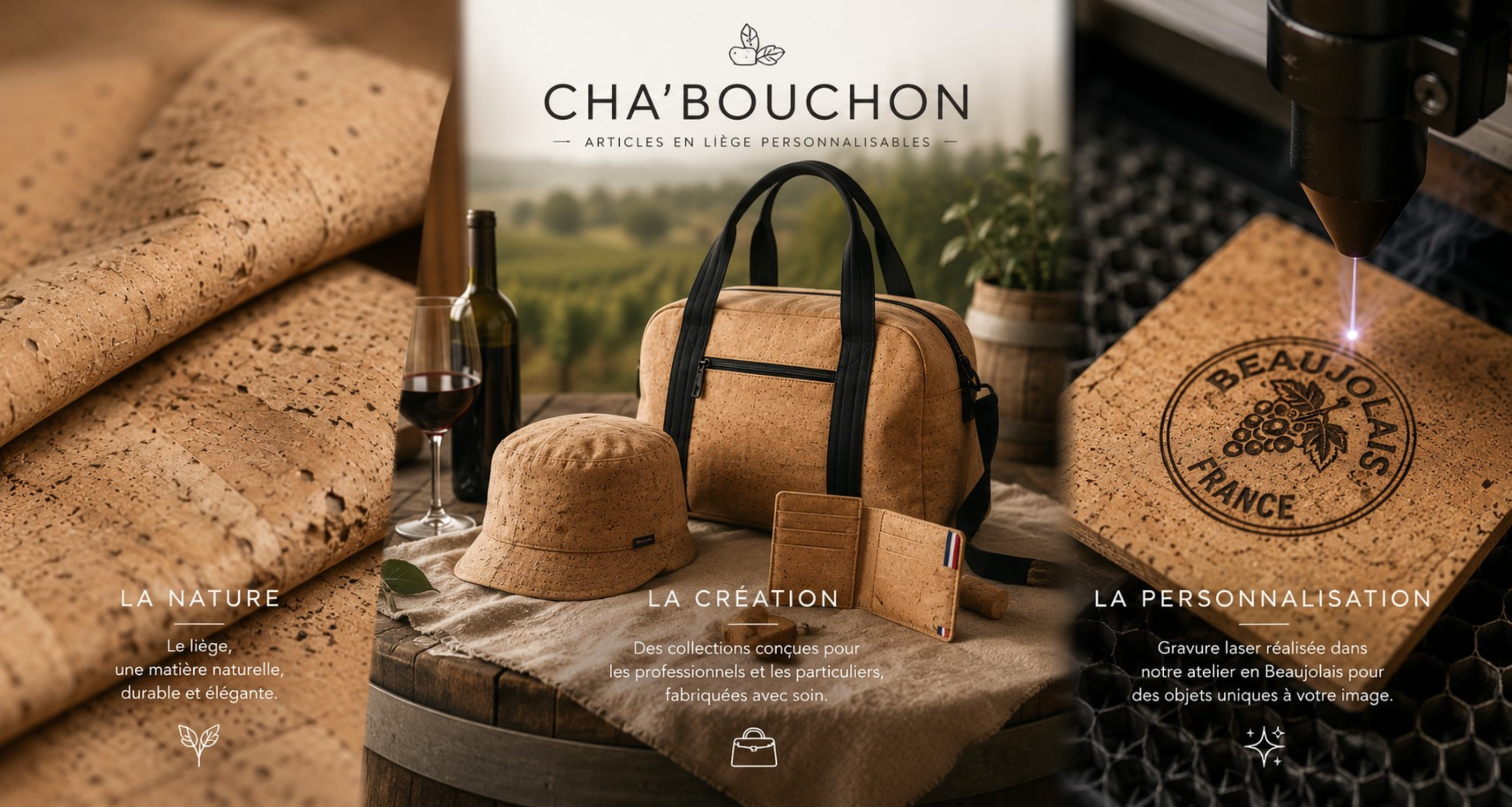 CHA'BOUCHON — Accessoires en liège